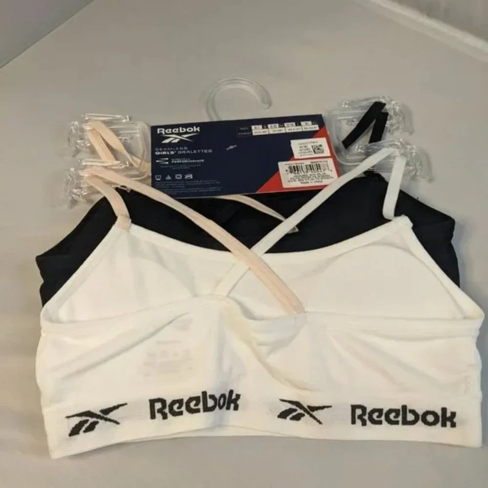 Reebok Girls Seamless Bralettes -4 total (2/2packs)